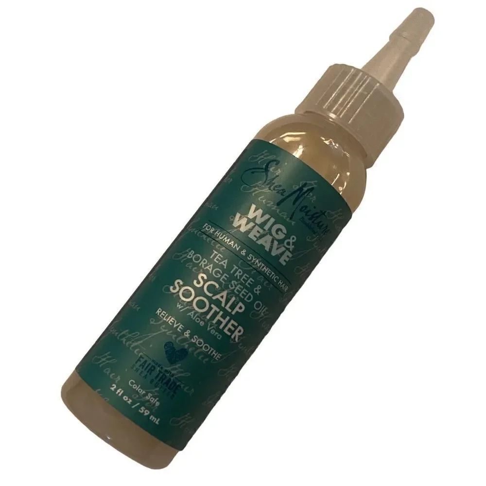 Shea Moisture Wig Weave Scalp Soother Serum Human and Synthetic Hair 2 fl oz NWT